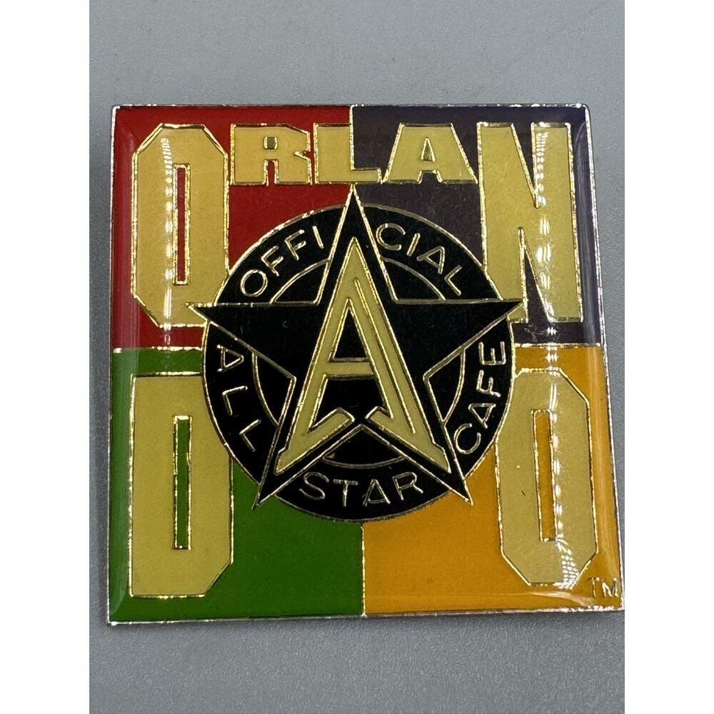 Vintage 1995 Orlando Florida Official All Star Cafe Lapel Pin